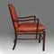 OW 149 or Colonial Armchair in Mahogany and Leather attributed to Ole Wanscher, 1960s 5