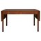 Teak and Beech Desk attributed to David Rosen from Nordiska Kompaniet, 1950s 1