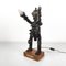 Italian Modern Industrial Human Figurine in Metal and Fused Gears, 1980s 3