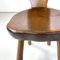 Italian Art Deco Wooden Chair with Rounded Profiles, 1940s, Image 12