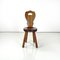 Italian Art Deco Wooden Chair with Rounded Profiles, 1940s, Image 3