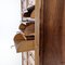 Cajonera de oficina italiana de madera y latón con 20 cajones, años 40, Imagen 11