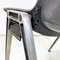 Italian Modern Modus SM 203 Chair in Gray Plastic and Aluminum attributed to Borsani Tecno, 1980s, Image 13