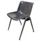 Italian Modern Modus SM 203 Chair in Gray Plastic and Aluminum attributed to Borsani Tecno, 1980s 1