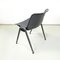 Italian Modern Modus SM 203 Chair in Gray Plastic and Aluminum attributed to Borsani Tecno, 1980s 4