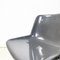 Italian Modern Modus SM 203 Chair in Gray Plastic and Aluminum attributed to Borsani Tecno, 1980s 6