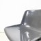 Italian Modern Modus SM 203 Chair in Gray Plastic and Aluminum attributed to Borsani Tecno, 1980s, Image 6