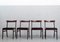 Model Rungstedlund Mahogany Chairs by Ole Wanscher for Poul Jeppesen, Set of 4 1