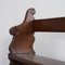 Antique Hall Bench in Carved Oak, 19th Century 8