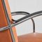 412SGE Armlehnstuhl mit Fußhocker aus Chrom & Gepolstertem Leder von WH Gispen, 2020, 2er Set 11