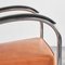 Poltrone 412SGE con poggiapiedi in metallo cromato e pelle imbottita di WH Gispen, 2020, set di 2, Immagine 14