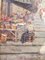 G. Pisani, Mercato dei fiori, Napoli, Olio su tela, Immagine 3