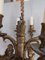 Early 20th Century 6-Arm Gilt Metal Chandelier, Image 6