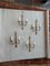 Early 20th Century Louis XVI Style Brass Wall Lights, Set of 4, Image 2