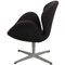 Swan Chair in Dark Grey Wool Fabric by Arne Jacobsen, 2012, Image 6