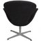 Swan Chair in Dark Grey Wool Fabric by Arne Jacobsen, 2012 5