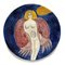 Corneille, Composición con pájaro y mujer, Plato de cerámica, Imagen 1