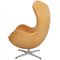 Egg Chair mit Fußhocker aus Naturleder von Arne Jacobsen, 2000er, 2er Set 8