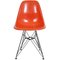 Orange DSR Chairs by Charles Eames, 2000s, Set of 4 3