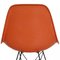 Chaises DSR Orange par Charles Eames, 2000s, Set de 4 12