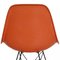 Orange DSR Stühle von Charles Eames, 2000er, 4er Set 12