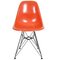 Orange DSR Chairs by Charles Eames, 2000s, Set of 4 2