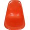 Orange DSR Chairs by Charles Eames, 2000s, Set of 4 4