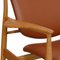 France Chair in Cognac Leather by Finn Juhl 5