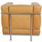 Chaise LC2 en Cuir Naturel par Le Corbusier 6