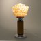 Lampada da tavolo Art Déco con colonna fenolica e paralume in vetro, anni '30, Immagine 10