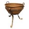 Large 18th-Century Copper Cauldron on Stand, Image 1