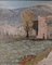 Valle italiano, años 50, pintura al óleo, enmarcado, Imagen 9