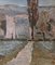 Valle italiano, años 50, pintura al óleo, enmarcado, Imagen 11