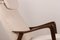 Large Scandinavian Teak Chair with Ottoman by Folke Ohlsson for Westnofa, 1960s, Image 24