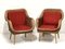 Rattan Lounge Chairs, 1960s, Set of 2 1