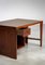 Pigeonhole or PJ-BU-02-A Desk with Bookcase by Pierre Jeanneret, 1950s 3