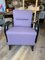 Art Deco Lilac Armchair, 1920s 1