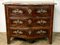 French Regency Curved Chest of Drawers in Inlaid Marble, 1750s 4