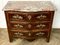 French Regency Curved Chest of Drawers in Inlaid Marble, 1750s 3