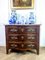 French Regency Curved Chest of Drawers in Inlaid Marble, 1750s 5