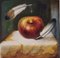 Rodríguez Quesada, Apple and Feathers, Oil on Canvas 1