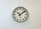 Grey Industrial Factory Wall Clock from Pragotron, 1960s, Image 2