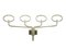 Coat Rack in Nickel-Plated Metal by Sergio Mazza for Artemide, 1970s 1