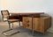 Vintage Danish Modern Rosewood Desk with Steel Frame 2