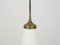 Brass & Opaline Glass Table Lamp by Bruno Gatta for Stilnovo, 1950s, Image 3