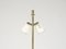 Brass & Opaline Glass Table Lamp by Bruno Gatta for Stilnovo, 1950s 6