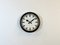 Industrial Black Factory Wall Clock from Siemens, 1950s 2