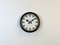 Reloj de pared de fábrica industrial negro de Siemens, años 50, Imagen 2