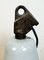 Industrial Grey Enamel Factory Lamp with Cast Iron Top, 1960s 11