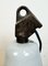 Industrial Grey Enamel Factory Lamp with Cast Iron Top, 1960s, Image 11